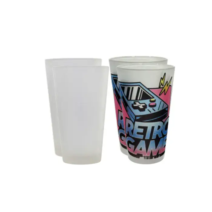 כוס לאטה זכוכית חלבית