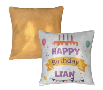 ציפה מרובעת גליטר כסף/שמפניה מידות 40*40