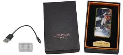 מצת איכותי טורבו נטען usb מגיע עם כבל