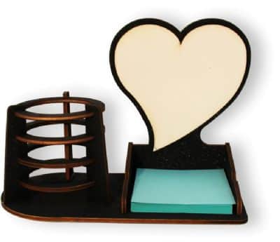 מתנה נפלאה למשרד מיקום לדפי ממו כלי כתיבה ותמונה