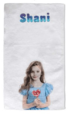 מגבת גם וגם צד אחד כותנה וצד שני פוליאסטר