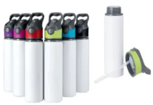 בקבוק אלומניום עם קש 650 מ״ל איכותי ביותר